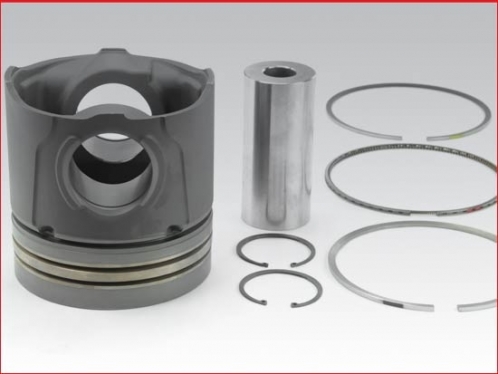 Cummins Piston Kit - 15.5:1 compression ratio (with pin) 