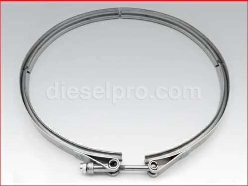 Exhaust clamp for Cummins ISX and QSX engines