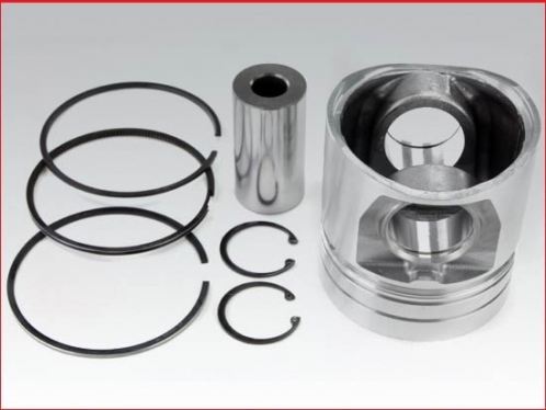 Cummins Piston Kit - 17.3:1 compression ratio (with pin)