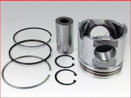 Cummins Piston Kit - 16.7:1 compression ratio (with pin)