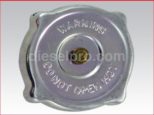 Radiator cap for Detroit Diesel engine