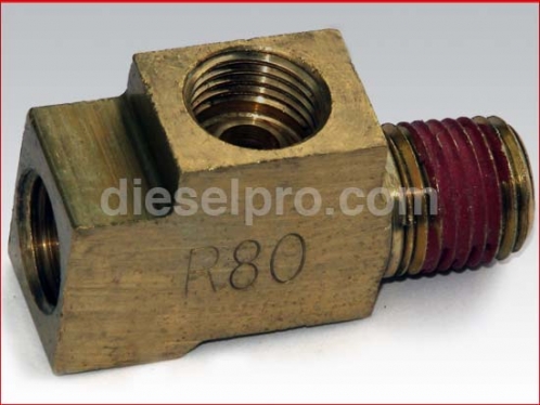 T with restriction connector for Detroit Diesel engine
