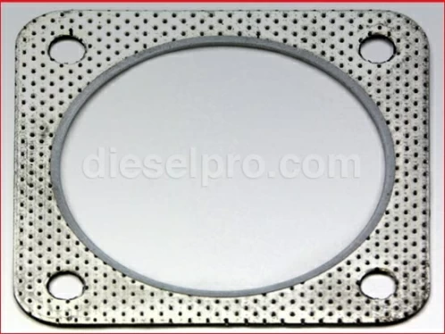 Industrial manifold flange gasket for Detroit Diesel - 3 inch diameter