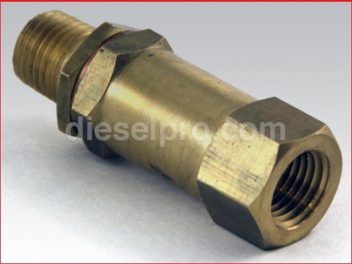Fuel bypass valve for Detroit Diesel engine
