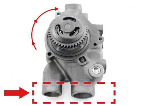 Detroit Diesel Water Pump for 6V71, 6V92, 8V71, 8V92 - LH - Rebuilt