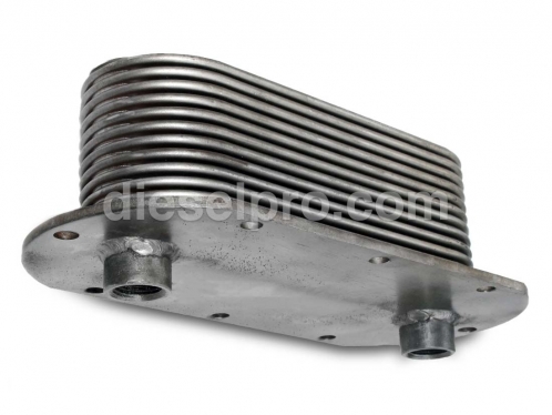 Detroit Diesel Oil Cooler - 13 Plates with Nipples