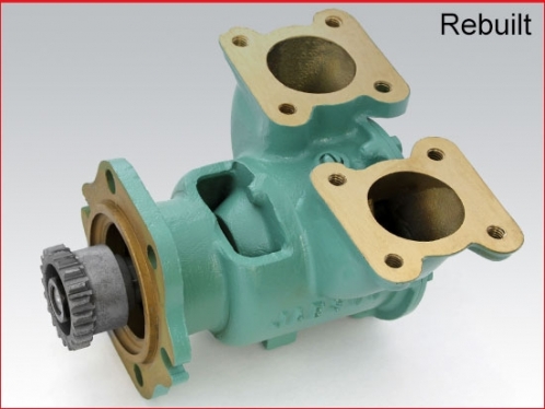 Detroit Diesel Raw, sea water pump for 6V53, 8V53, 4-71, 6-71, 6V71, 6V92, Rebuilt