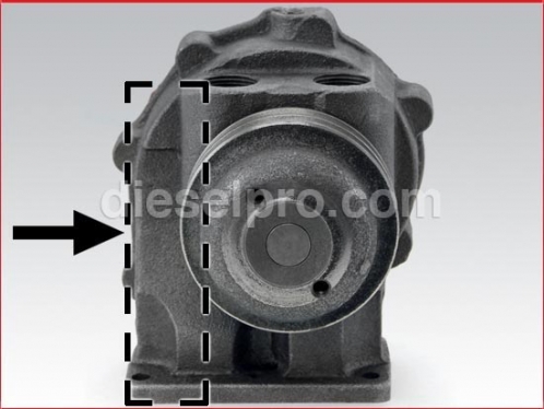 Detroit Diesel Fresh Water Pump for 353, 453, 6V53, 8V53 