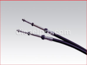 43C-12 Teleflex Marine Engine Control Cable 12 feet long  1/4 thread