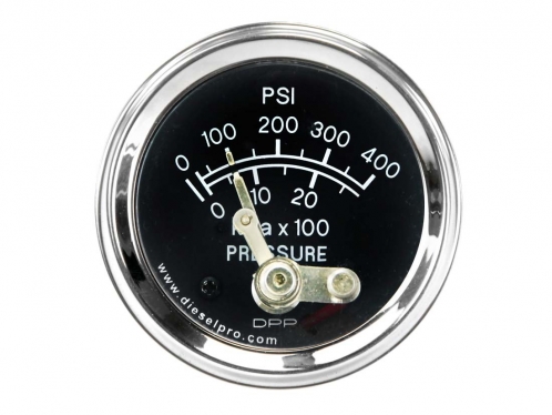 Marine Gear Oil Pressure Gauge, Mechanical With Alarm 0 to 400