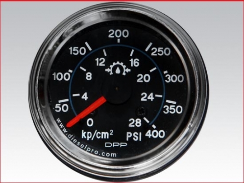 Marine gear oil pressure gauge 0 to 400 PSI, Mechanical 