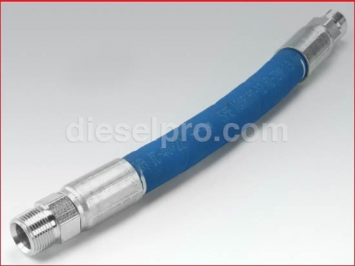 Twin Disc Hose for MG509 Hose crossover from oil pump to oil filter Manguera de transmission