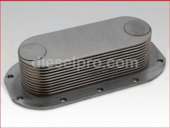 Oil Cooler core for Caterpillar 3208 Natural and Turbo engines, 9N0485