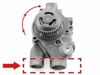 Detroit Diesel engine,rebuilt,Pump Fresh water Marine engine,LH,23506670,Bomba de agua dulce Motor marino