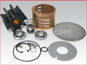 Detroit Diesel engine,Raw water pump repair kit,less shaft,For 4 1/2 inch impeller,2097-SHAFT,Kit de reparacion,Bomba de agua salada,impeller 4 1/2 pulgadas