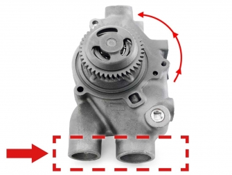 Detroit Diesel engine,rebuilt,Pump Fresh water Marine engine,RH,23506790,Bomba de agua dulce Motor marino 