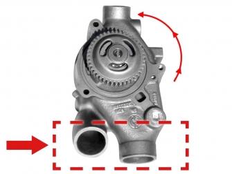 Detroit Diesel engine,Pump,Fresh water,Truck and industrial engines,23506602,Bomba de agua dulce,Motores de camion e industrial