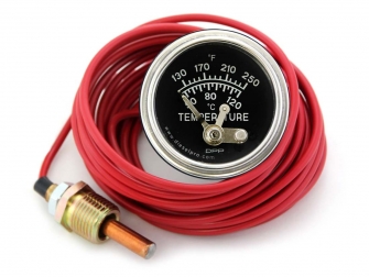 Engine gauges,Engine water temperature gauge 16 feet,20T250-16,Reloj Temperatura de agua 16 pies