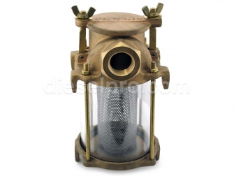 Marine Accessories,Intake water strainer 2 inches pipe size,16 inches height,7 0,5 inches width,493-009-PLB,Toma de agua retenedora de 2 pulgadas de entrada,16 pulgadas altura,7 0,5 pulgadas ancho