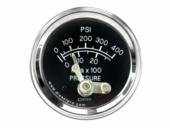 Engine gauges,Mechanical with Alarm or switchgage,Mechanical Transmission oil pressure gauge 0 to 400 PSI,20P400,Reloj o indicador mecanico Presion de aceite de la transmision 0 a 400 PSI