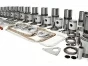 Detroit Diesel,Inframe Kits,Rebuilding kit 16V71 natural,1 piece piston,IFK16V71TK,Kit de reparacion 16V71 natural,piston entero