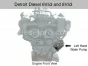 Detroit Diesel engine,Pump,Fresh water,Right hand,5144686,Bomba de agua dulce,Derecha