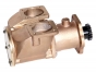Detroit Diesel engine,Raw or sea water pump,Rebuilt,6 cover screws with double flat impeller drive,23507475R,Bomba de agua salada,Reconstruida,tapa de 6 tornillos, impele NO estriado