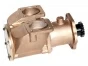 Detroit Diesel engine,Raw or sea water pump,Rebuilt,6 cover screws with double flat impeller drive,23507475R,Bomba de agua salada,Reconstruida,tapa de 6 tornillos, impele NO estriado