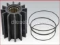 Impeller for Volvo Penta D6 and Yanmar 6LY2, 6LY3 Sea Water Pumps, 876771