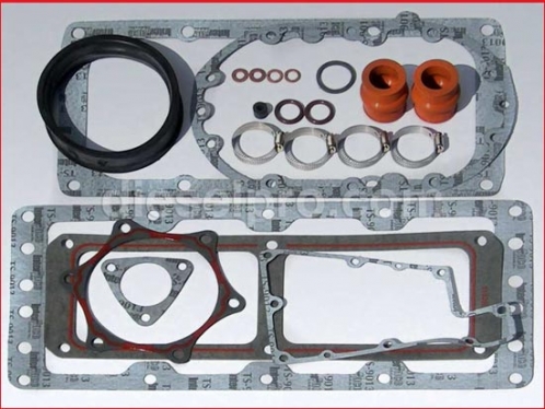 Blower installation gasket kit for Detroit Diesel turbo engines