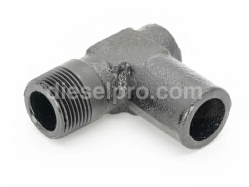 Detroit Diesel Codo de 90 grados con rosca de 3/4" para escape de motor marino 