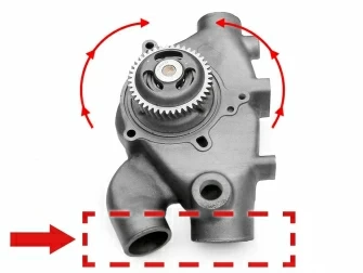 Detroit diesel,12V71,Fresh water Pump,Truck or industrial engine,23506714,Bomba de agua dulce,Motor de camion o industrial