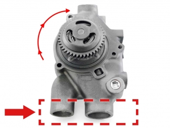 Detroit Diesel engine,rebuilt,Pump Fresh water Marine engine,LH,23506670,Bomba de agua dulce Motor marino