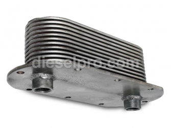 Detroit Diesel engine,Oil cooler 12 / 13 plates with nipples, 8547581N,Enfriador de aceite 12 / 13 placas con niple