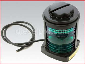 Marine Accessories,Navigation Light for Boats under 20 Mts or 65,6 feet to 50 mts or 164 feet,Green Side Light,1127GA0BLK,Luz Lateral Verde