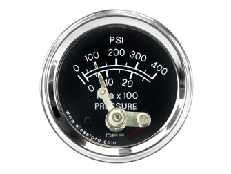Engine gauges,Mechanical with Alarm or switchgage,Mechanical Transmission oil pressure gauge 0 to 400 PSI,20P400,Reloj o indicador mecanico Presion de aceite de la transmision 0 a 400 PSI