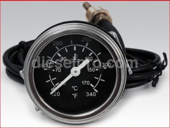 12 ft Oil temperature gauge.Mechanical.20BTG340-12P.