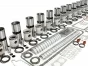 Detroit Diesel,Inframe Kits,Rebuilding kit 12V71 natural,1 piece piston,IFK12V71TK,Kit de reparacion 12V71 natural,piston entero
