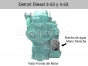 Detroit Diesel engine,Pump,Fresh water,Right hand,5144686,Bomba de agua dulce,Derecha