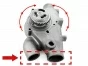 Detroit Diesel engine,12V71,Pump,Fresh water,Marine engine,23506763,Bomba de agua dulce,Motor marino