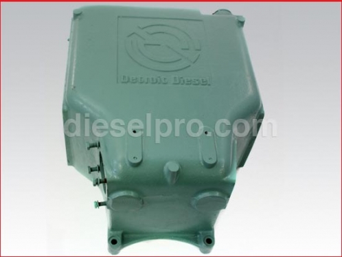 Heat exchanger tank for Detroit Diesel 12V71 marine engine