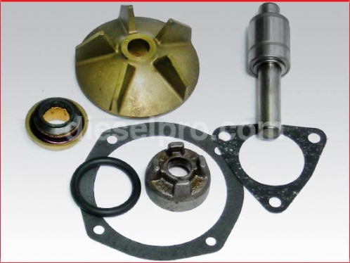 Fresh water pump repair kit for Detroit Diesel, turbo - new style 