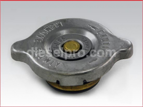 Radiator cap for Detroit Diesel engine