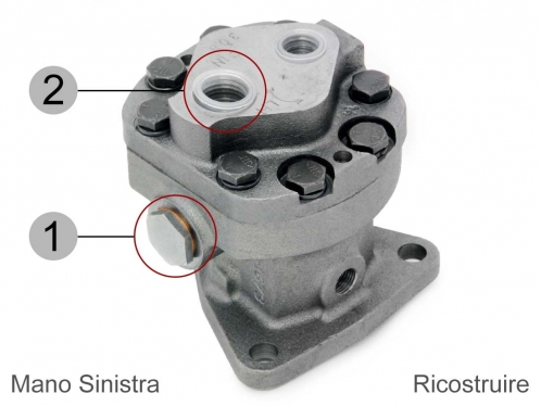 Pompa del carburante diesel Detroit - sinistra