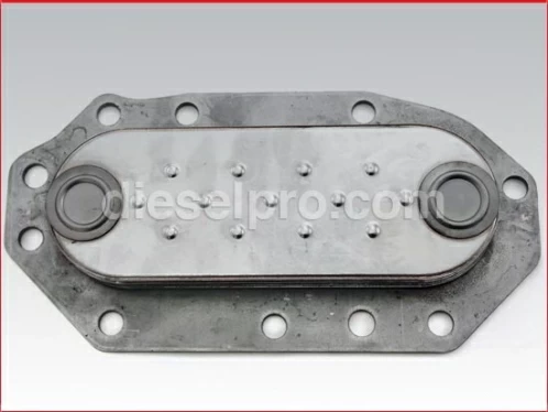Oil cooler for Detroit Diesel engine 4 plates