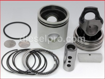 Detroit Diesel,6-71 natural 4v engine,5306 P,Linerless cylinder kit,series 71,Cross Head,Natural,2 piece piston,Conjunto sin camisa o cilindro,piston de 2 piezas