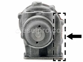 Detroit Diesel engine,Pump,Fresh water,Right hand,5144686,Bomba de agua dulce,Derecha