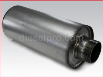 Detroit Diesel engine,Muffler Industrial engines 4 inches dia,5179058,Silenciador para motores industriales 4 pulgadas diametro