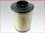 Detroit Diesel Engine,Air cleaner,industrial engines 5 inches dia and 16 inches hi,B105002,Filtro de aire motores industriales 5 pulgadas dia y 16 pulgadas alto