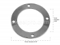 Detroit Diesel engine,Gasket Marine exhaust manifold flange,23504701,Empacadura de manifold marino